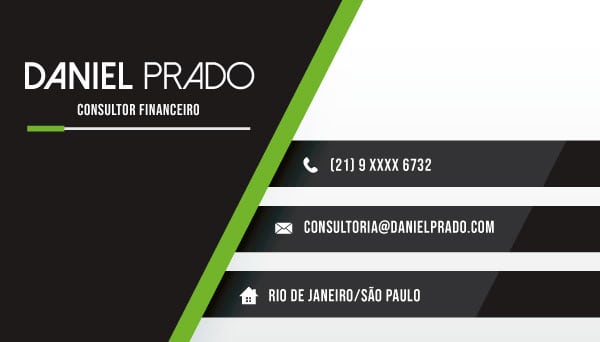 Cartão de Visita | Consultor Financeiro